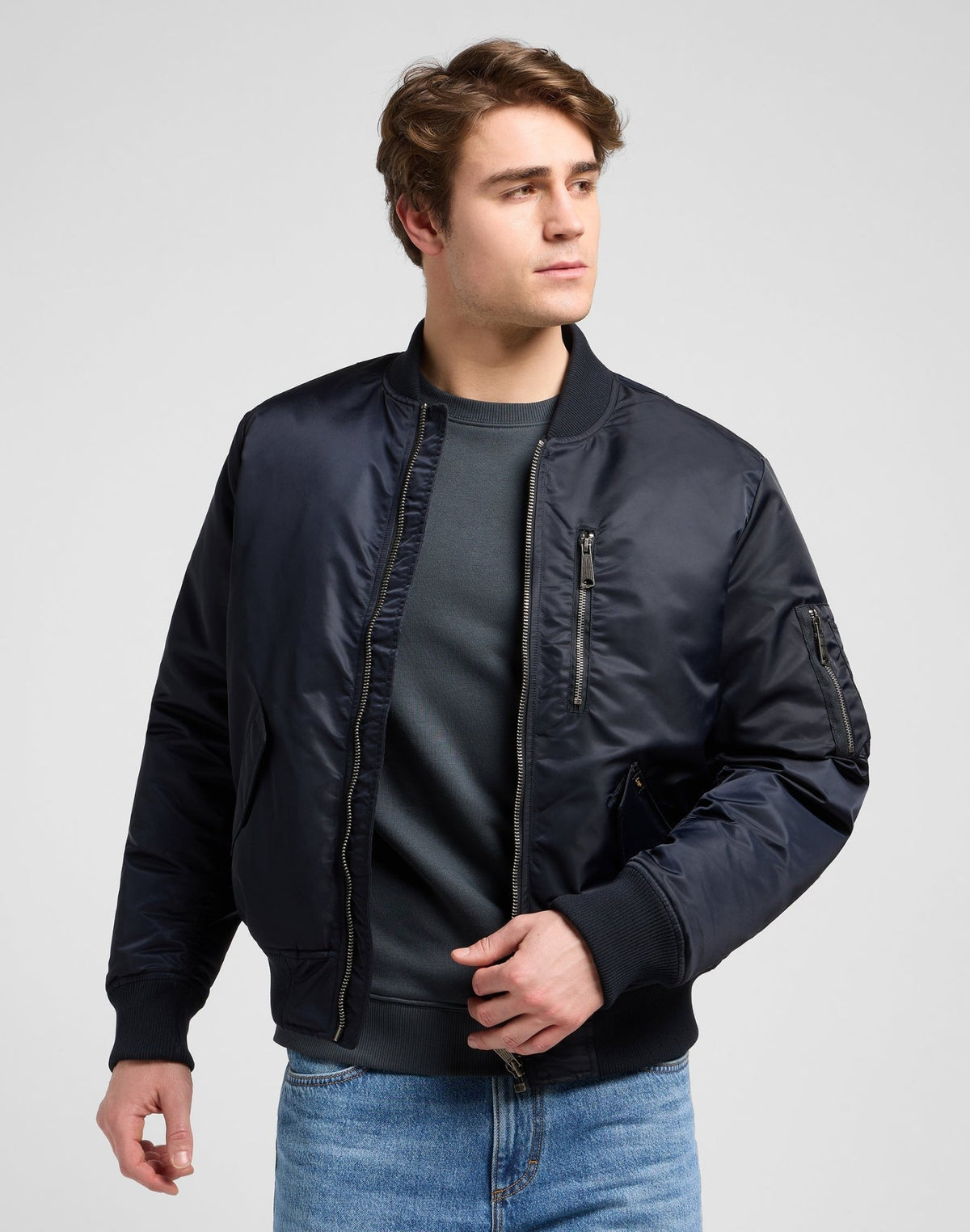Bomber Jacket in Black - LEE Schweiz