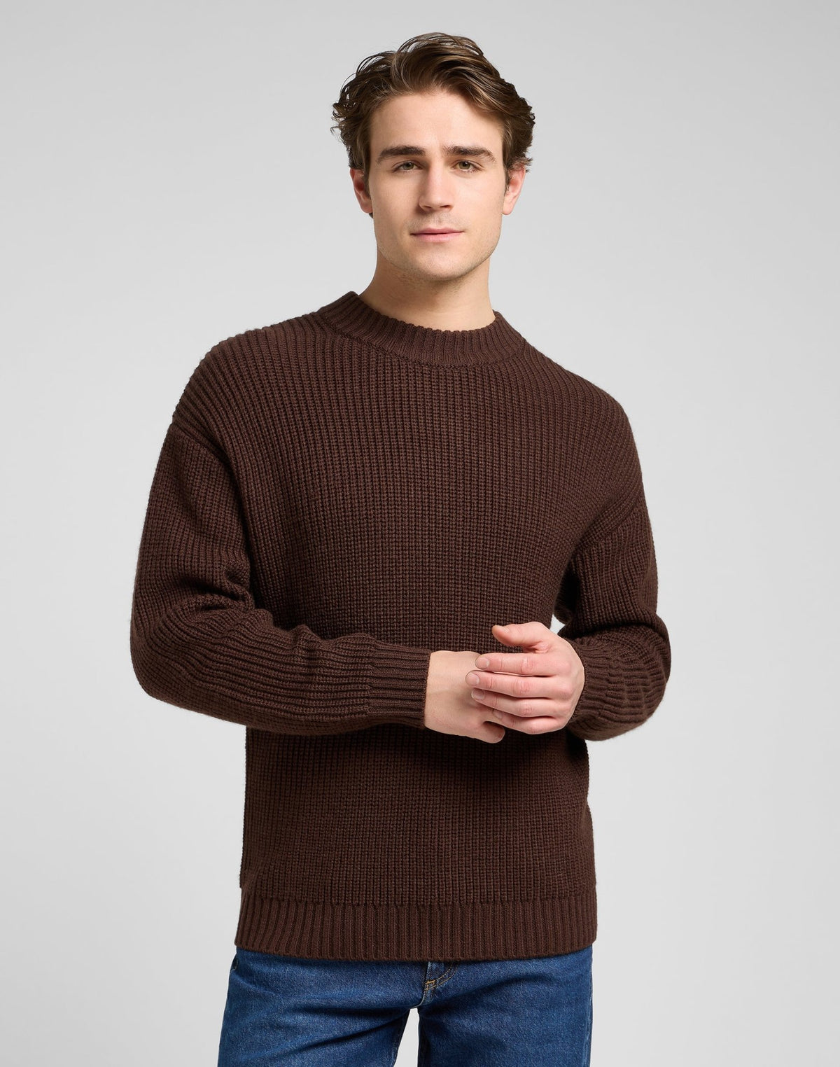 Chunky Crew Neck in Arabica - LEE Schweiz