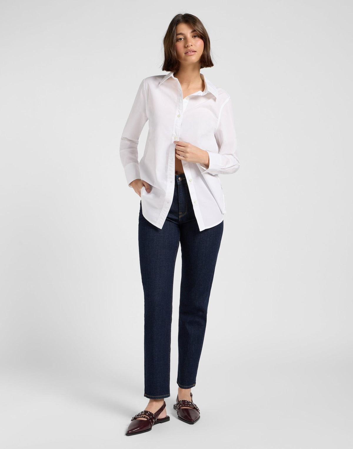 Classic Shirt in Bright White - LEE Schweiz