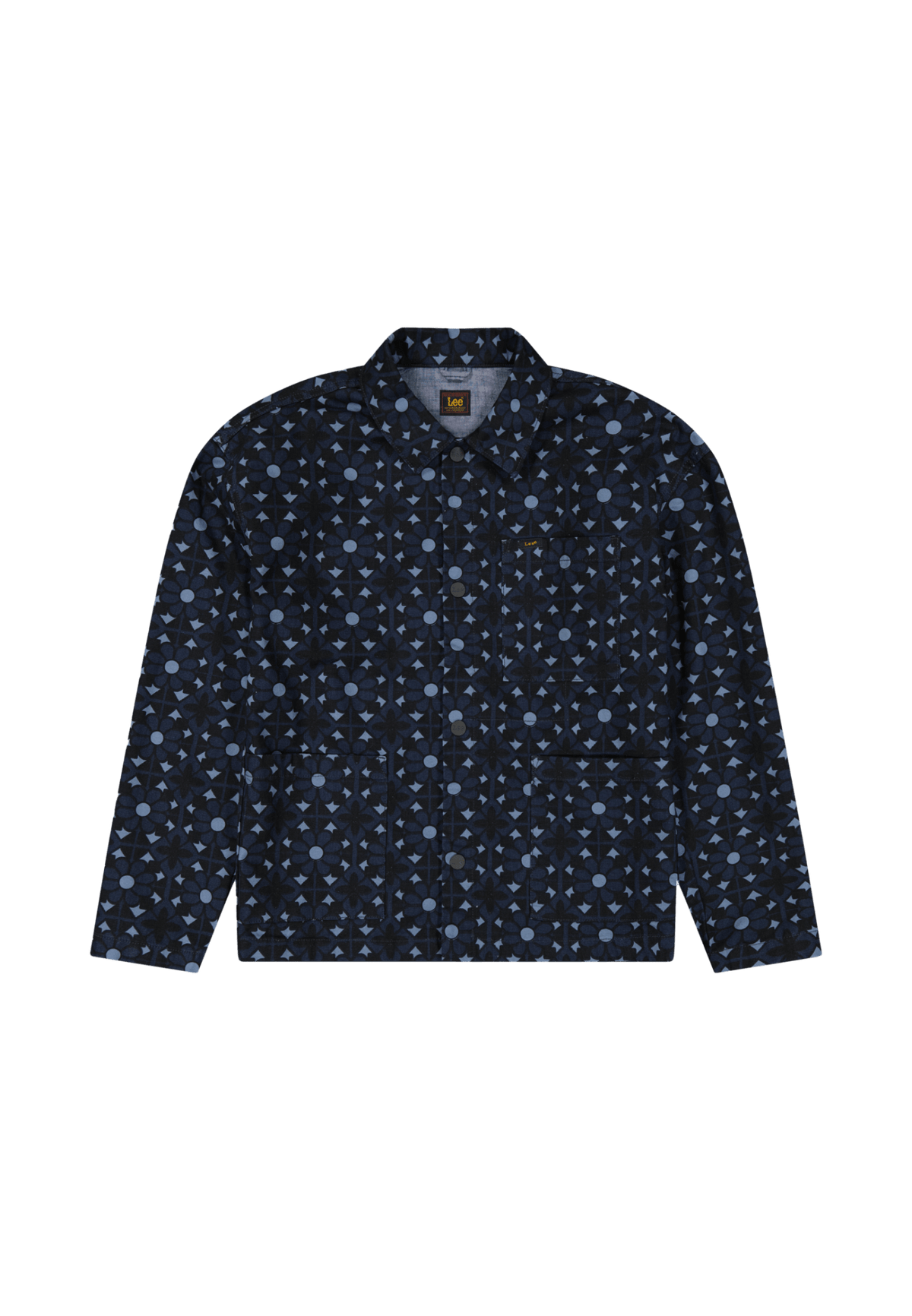 Clean Workwear Jacket in Geo Print - LEE Schweiz