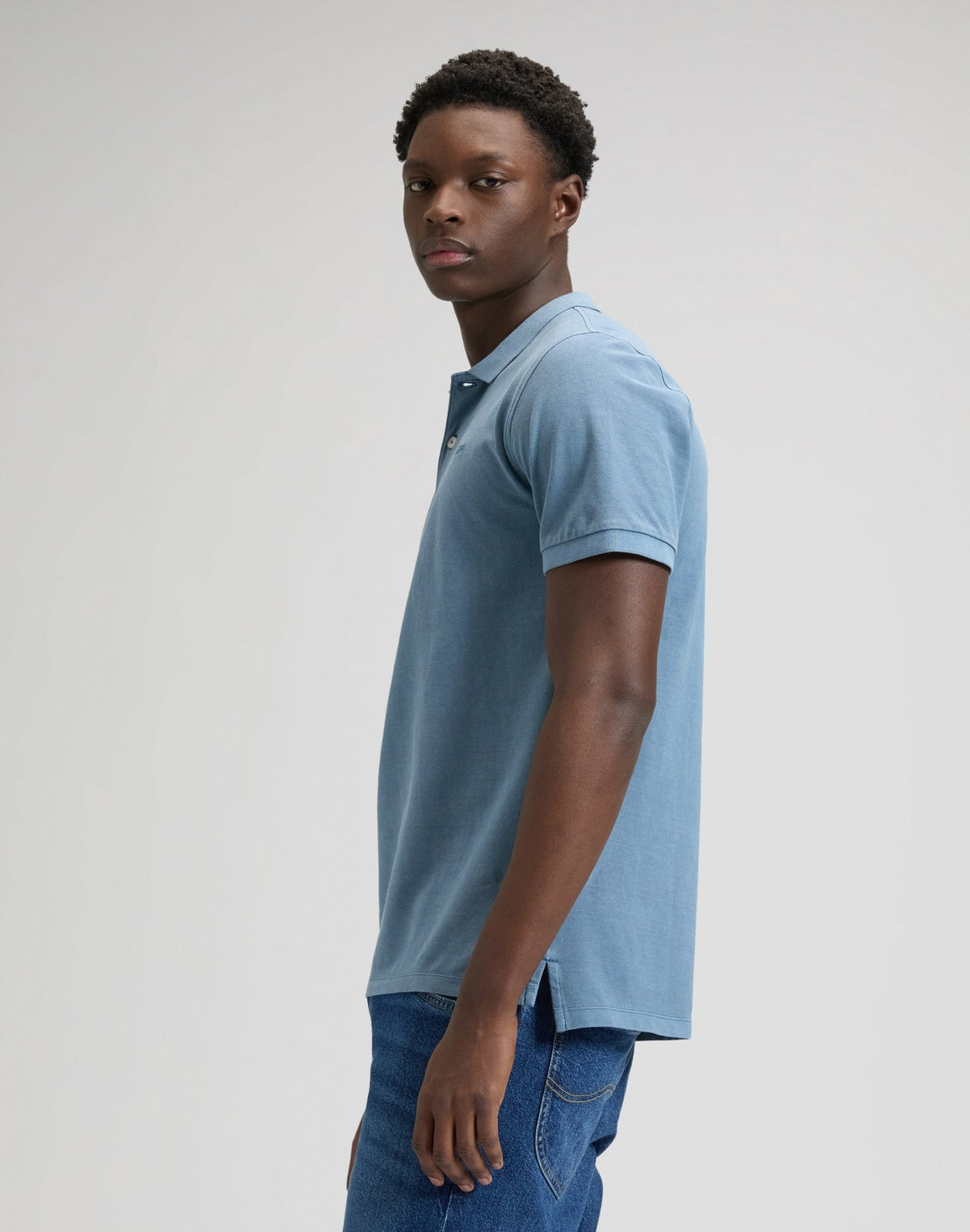 Garment Dye Polo in Dustier Blue - LEE Schweiz
