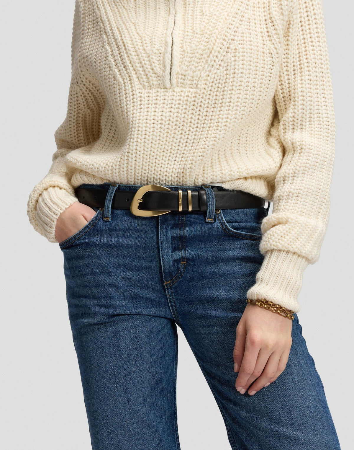 Gürtel Big Buckle in Black - LEE Schweiz