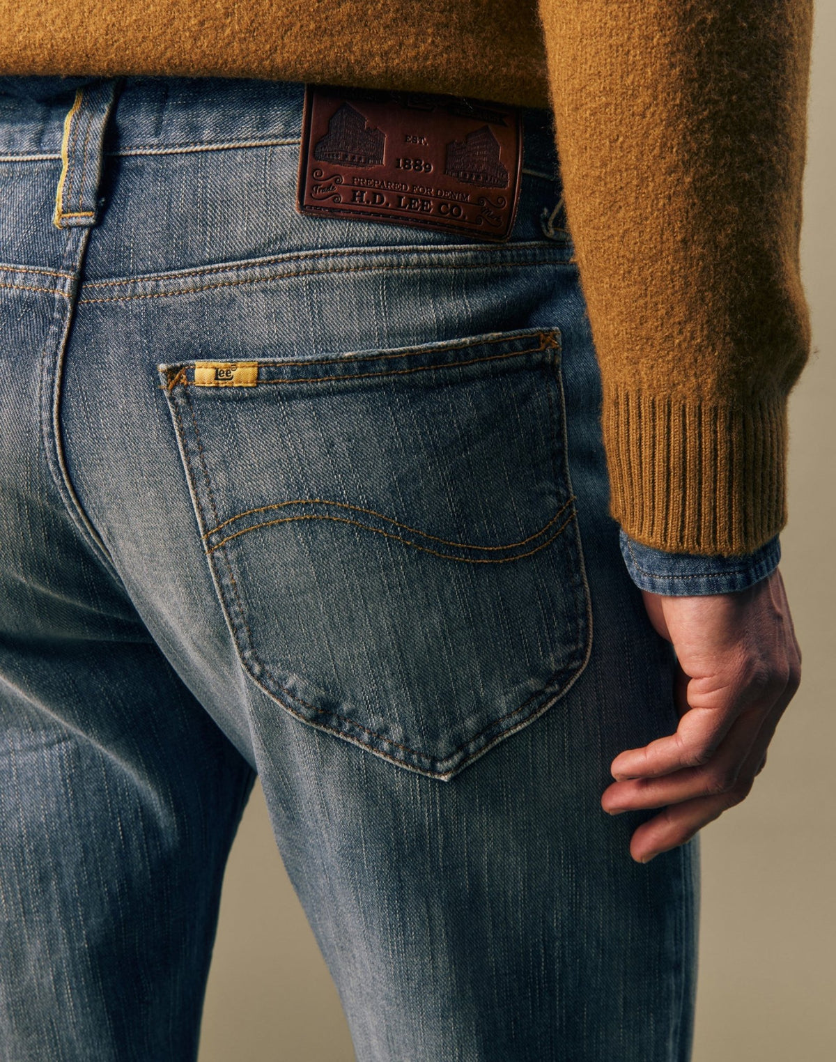 Jeans Regular Tapered in Gold Rush - LEE Schweiz