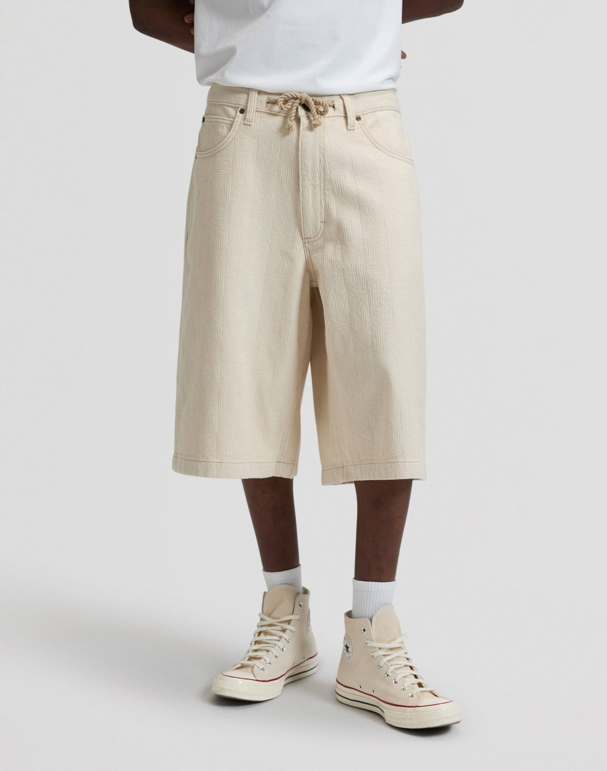 Jort With Drawstring in Natural Greige - LEE Schweiz