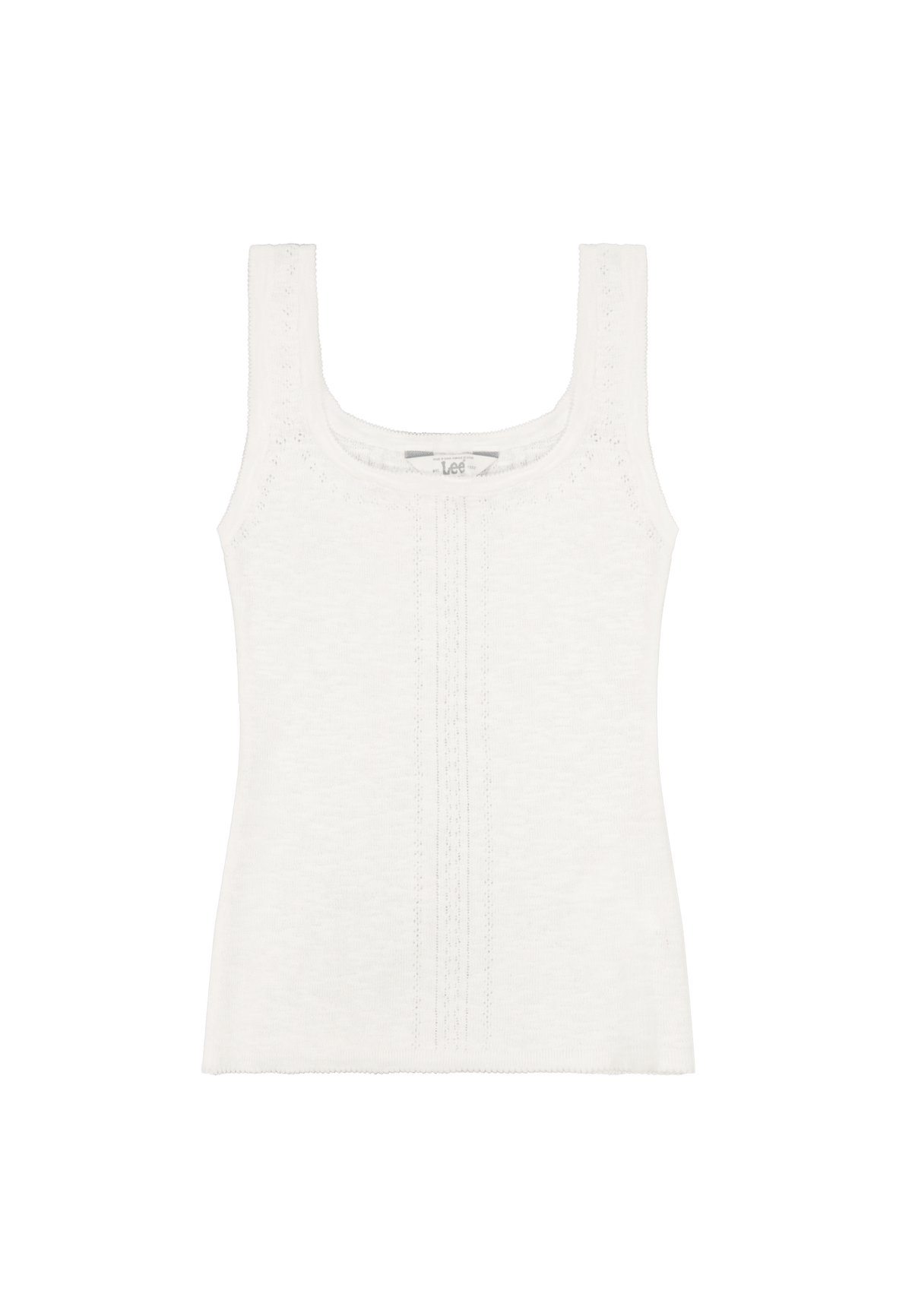 Knitted Tank in Ecru - LEE Schweiz