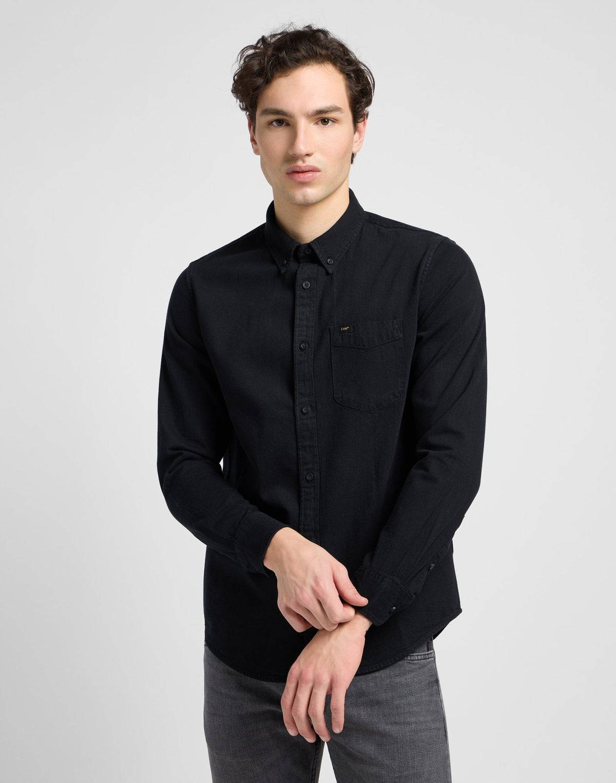 Lee Button Down in Black - LEE Schweiz