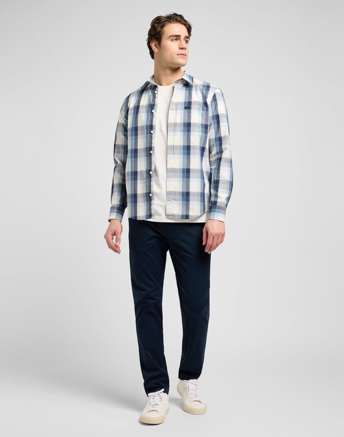 Lee Button Down in Vintage Blue Ombre - LEE Schweiz