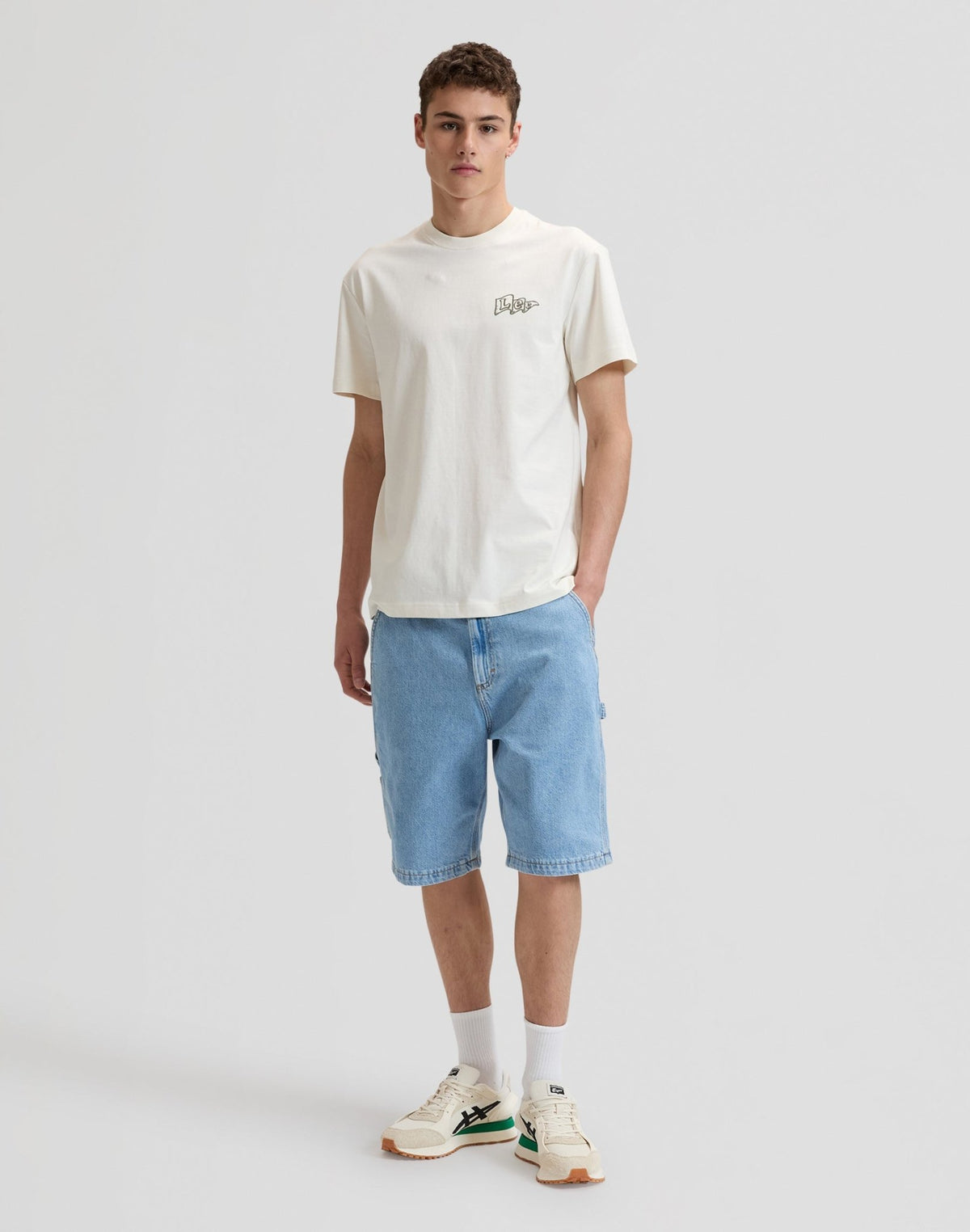 Lee Flag Tee in Natural - LEE Schweiz