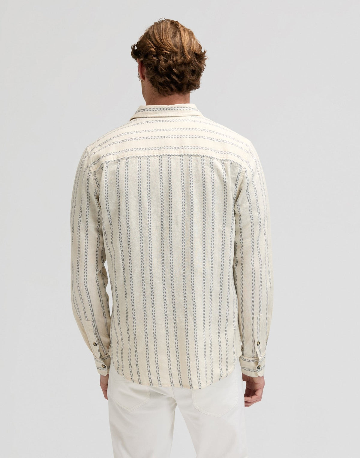 Leesure Shirt in Dustier Blue Stripe - LEE Schweiz