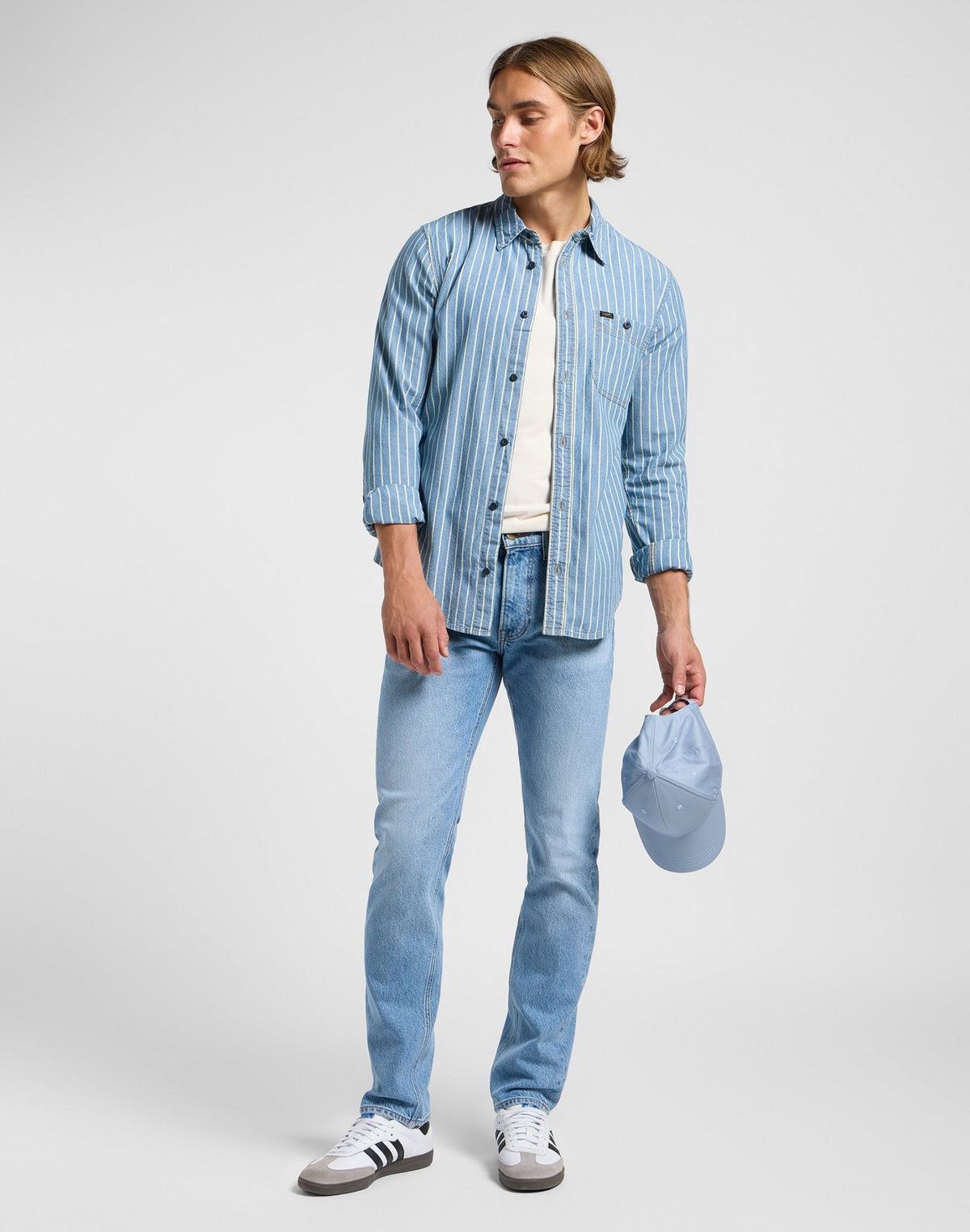Leesure Shirt in Indigo Dobby - LEE Schweiz