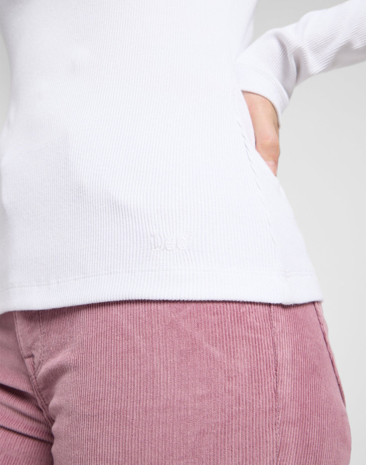 Ls Square Neck in Bright White - LEE Schweiz