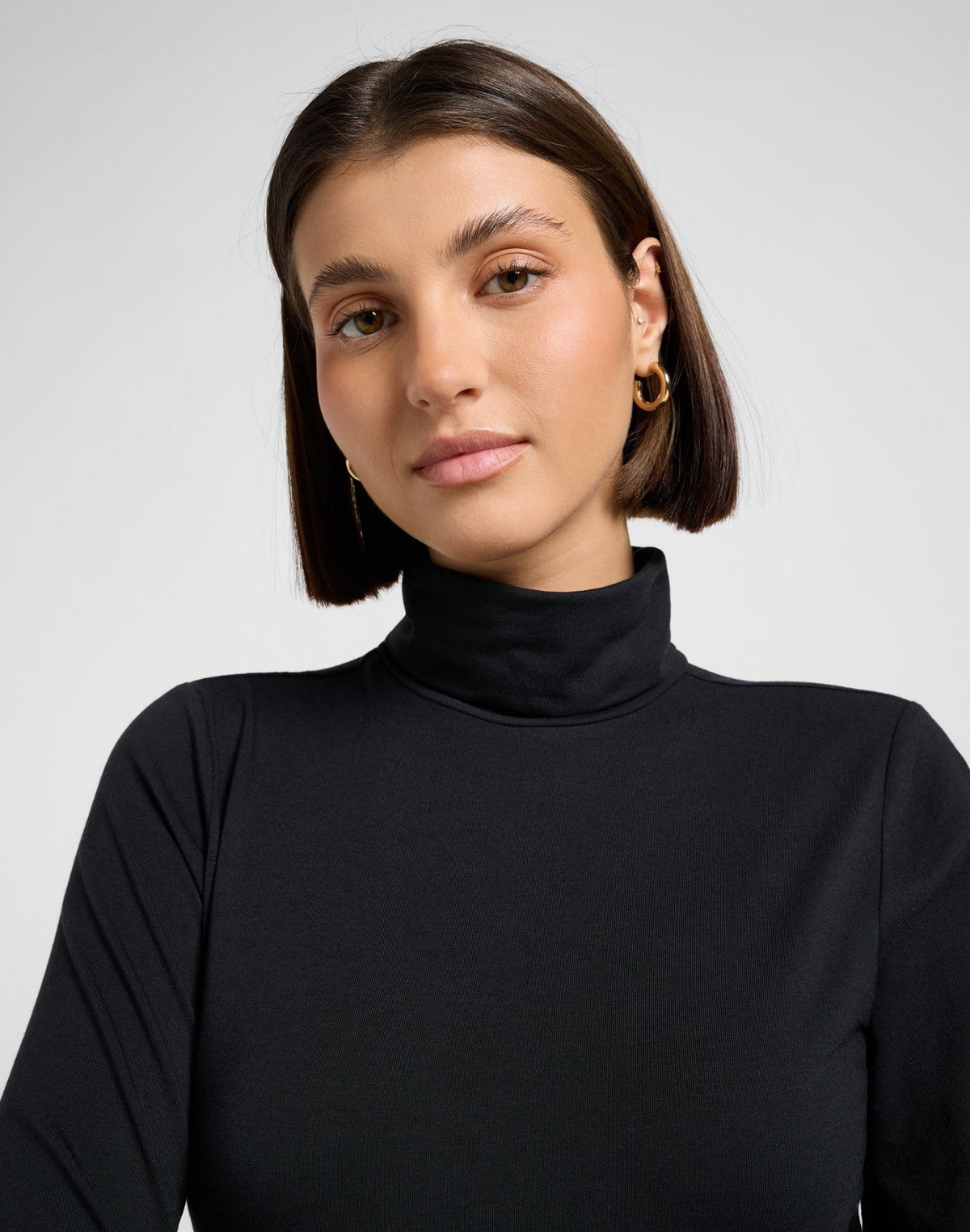 Ls Turtle Neck in Unionall Black - LEE Schweiz