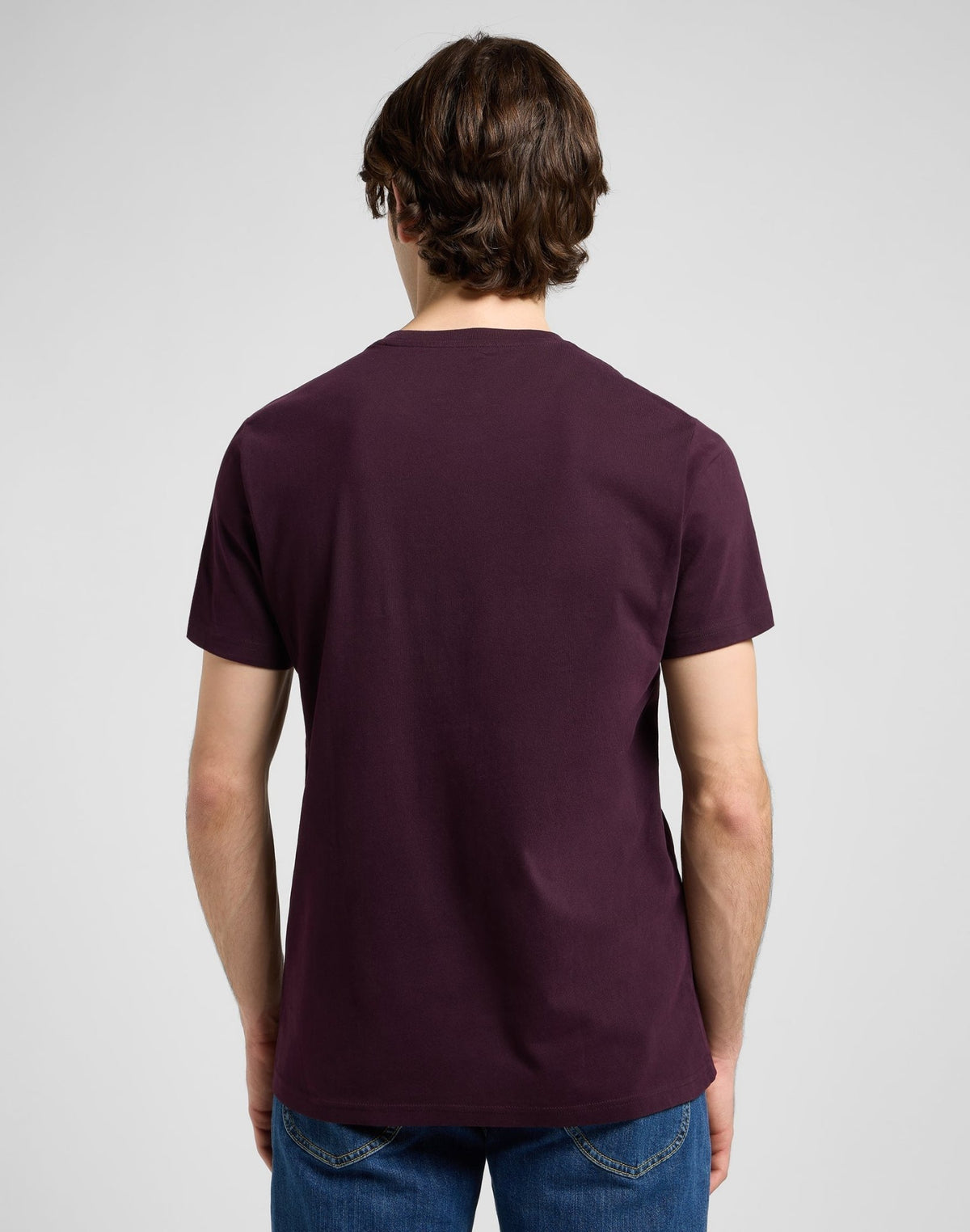 Medium Wobbly Lee Tee in Deep Wine - LEE Schweiz