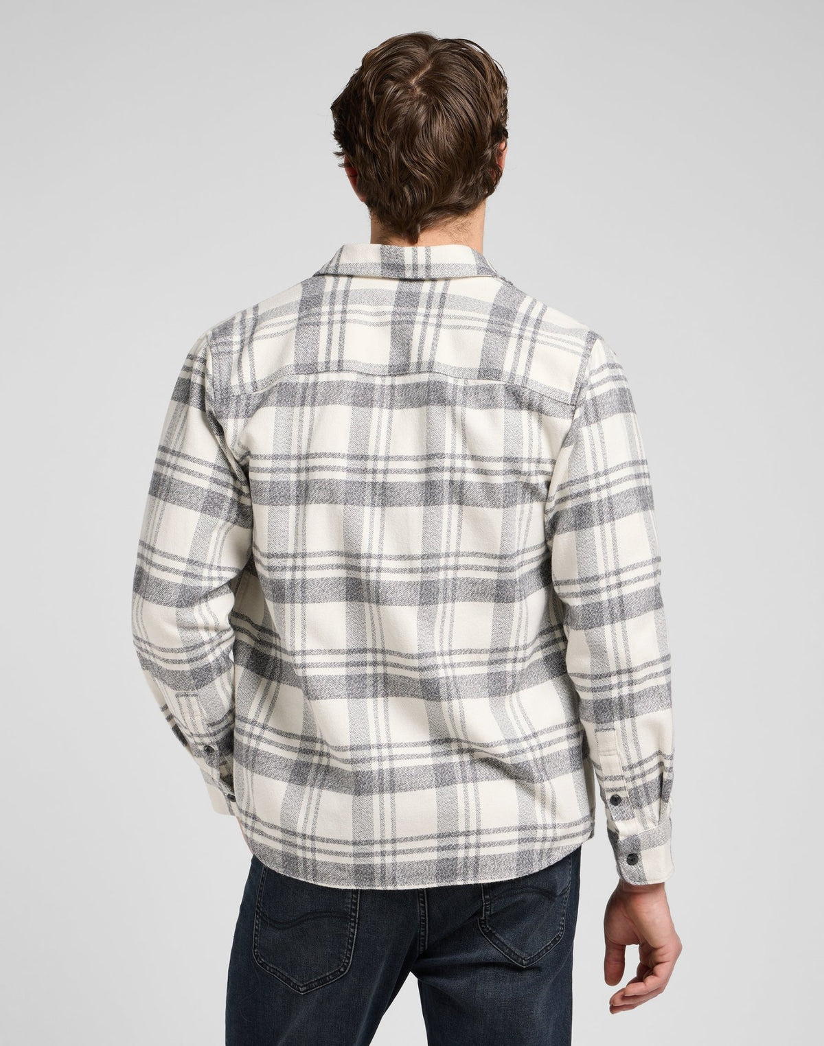 Mercantile Shirt in Painter Gray Jaspe Plaid - LEE Schweiz