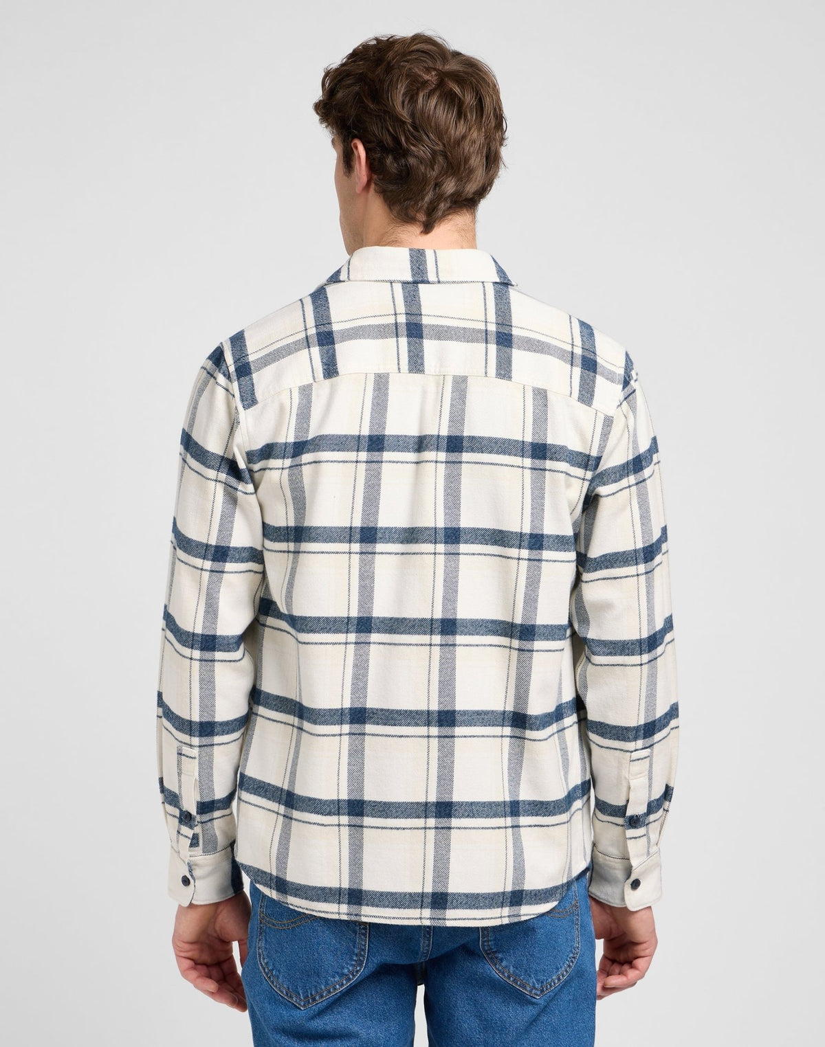 Mercantile Shirt in Vintage Ecru Jaspe Plaid - LEE Schweiz