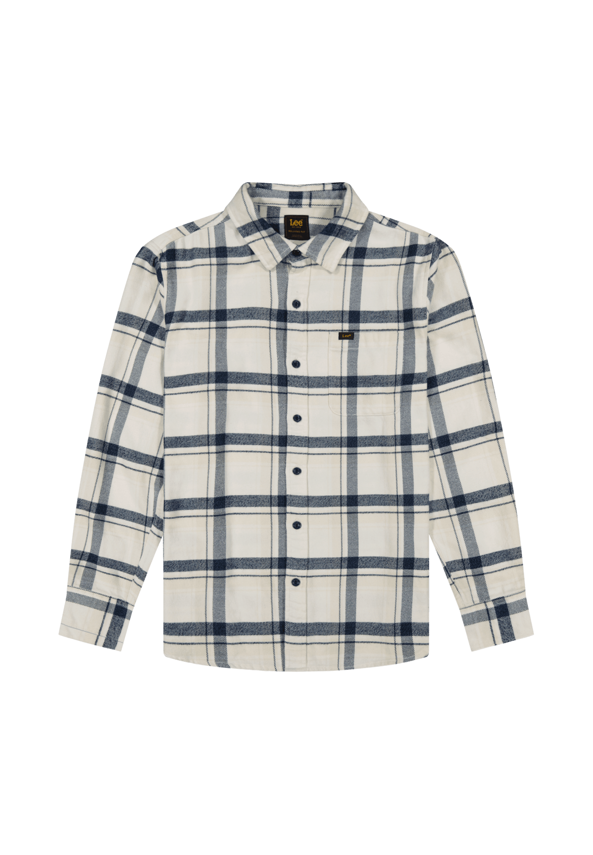 Mercantile Shirt in Vintage Ecru Jaspe Plaid - LEE Schweiz