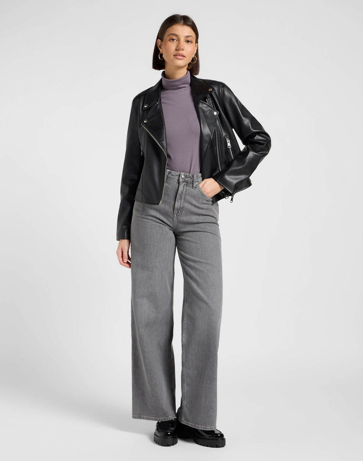 Moto Jacket in Black - LEE Schweiz