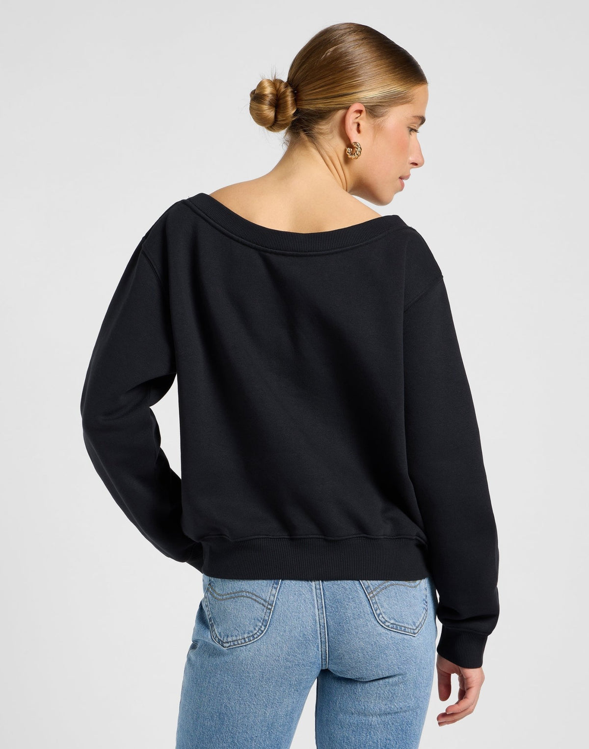 Off Shoulder Sws in Unionall Black - LEE Schweiz