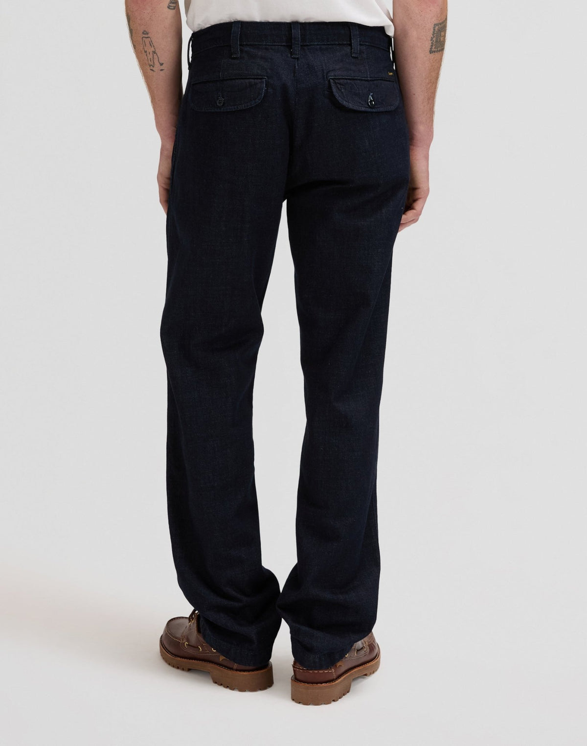Pleated Chino in Rinse - LEE Schweiz