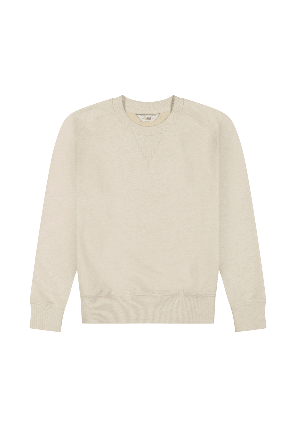 Raglan Crew Sweatshirt in Ecru Heather - LEE Schweiz