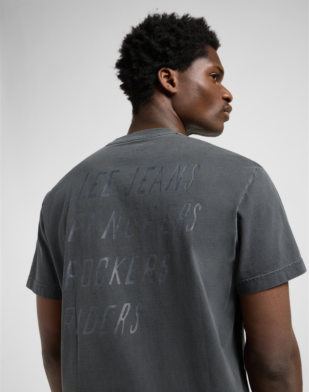 Relaxed Graphic Tee in Washed Black - LEE Schweiz