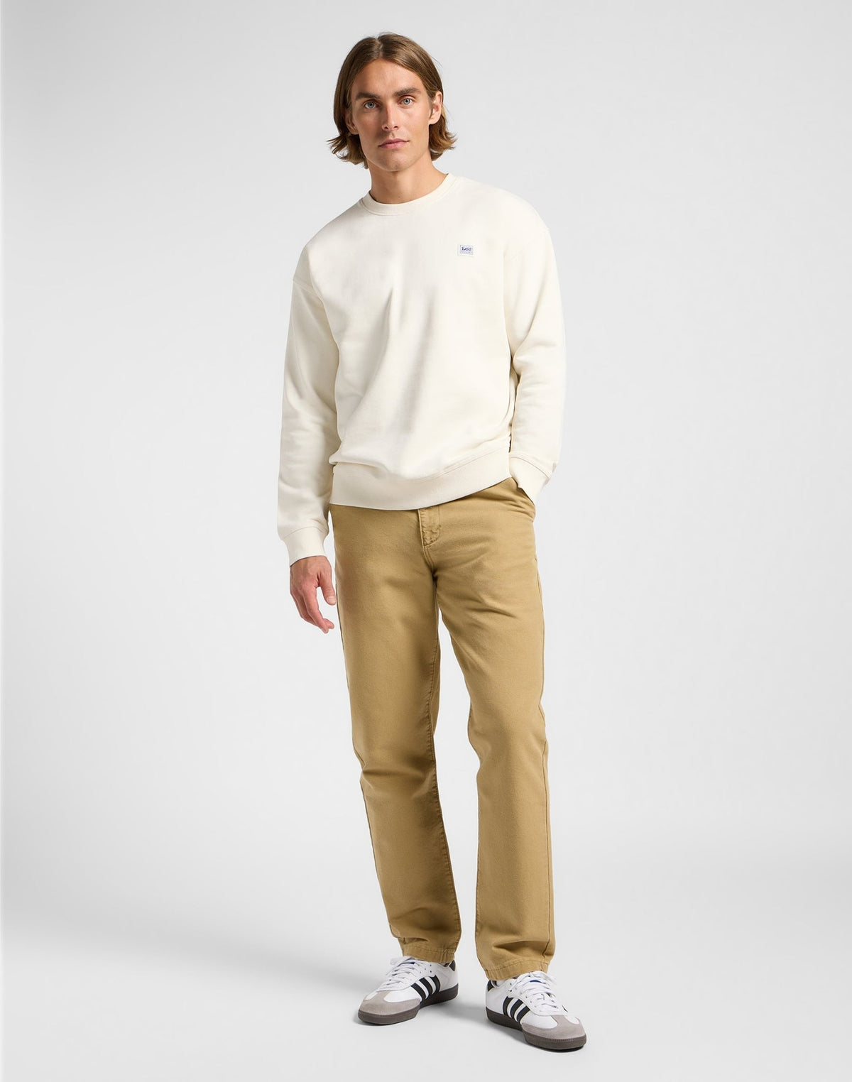 Relaxed Workwear Chino in Oscar Khaki - LEE Schweiz