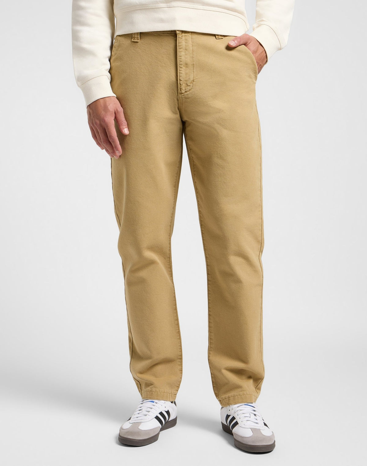 Relaxed Workwear Chino in Oscar Khaki - LEE Schweiz