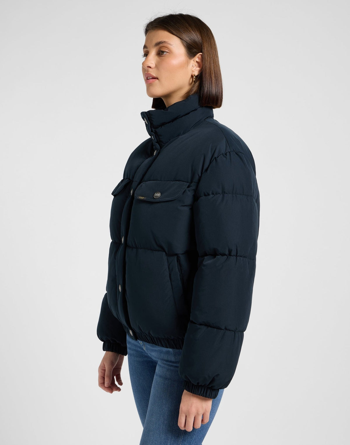 Rider Puffer Jacket in Black - LEE Schweiz
