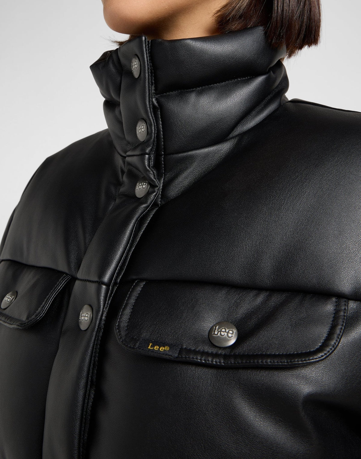 Rider Puffer Jacket in Unionall Black - LEE Schweiz