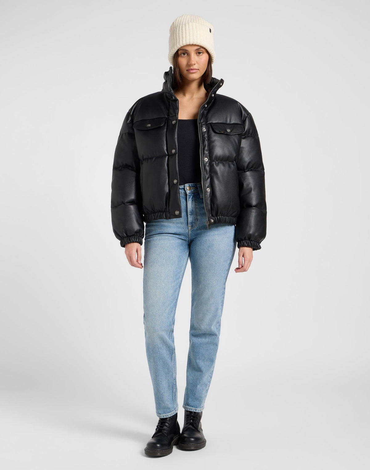 Rider Puffer Jacket in Unionall Black - LEE Schweiz