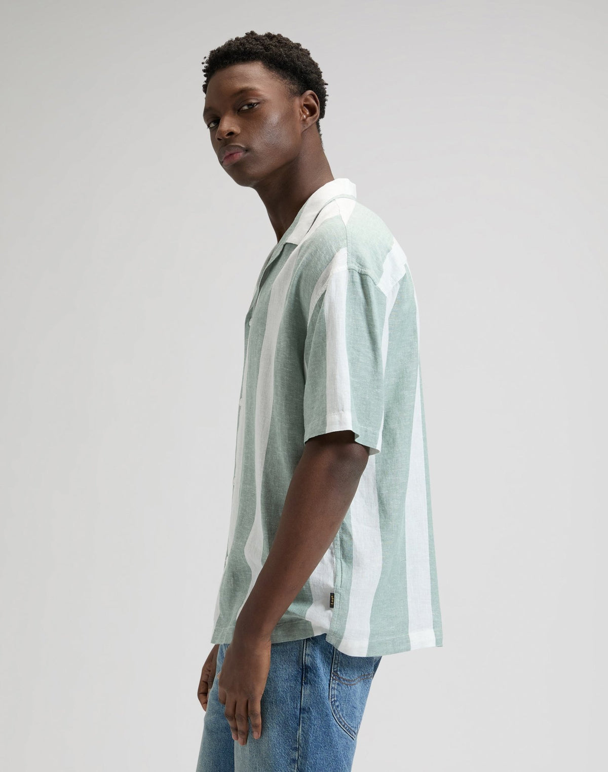 Rlx Resort Shirt in Desert Sage Stripe - LEE Schweiz