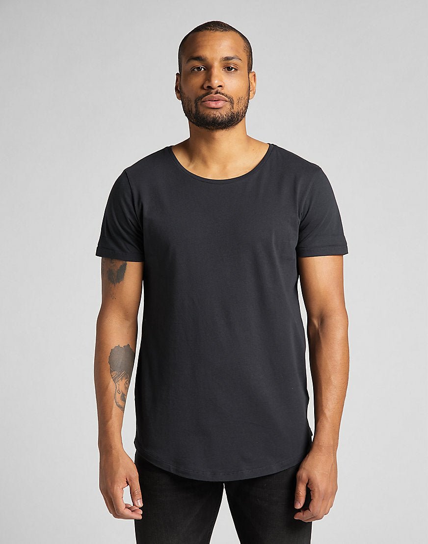 Shaped Tee in Washed Black - LEE Schweiz