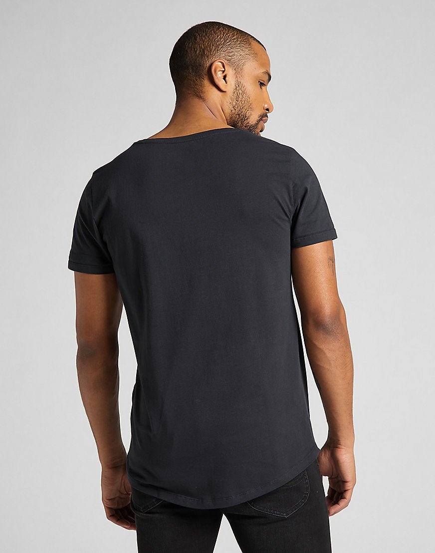Shaped Tee in Washed Black - LEE Schweiz