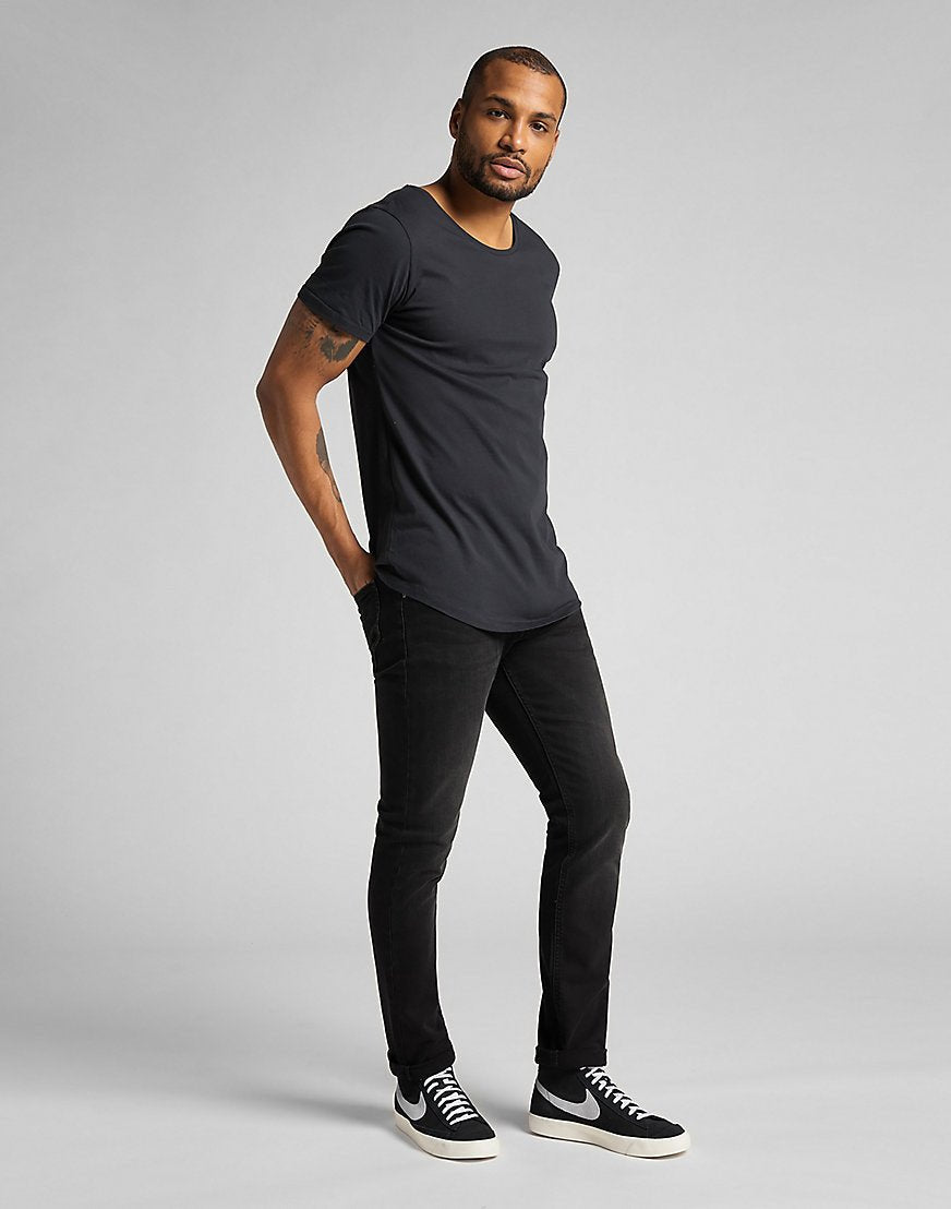 Shaped Tee in Washed Black - LEE Schweiz