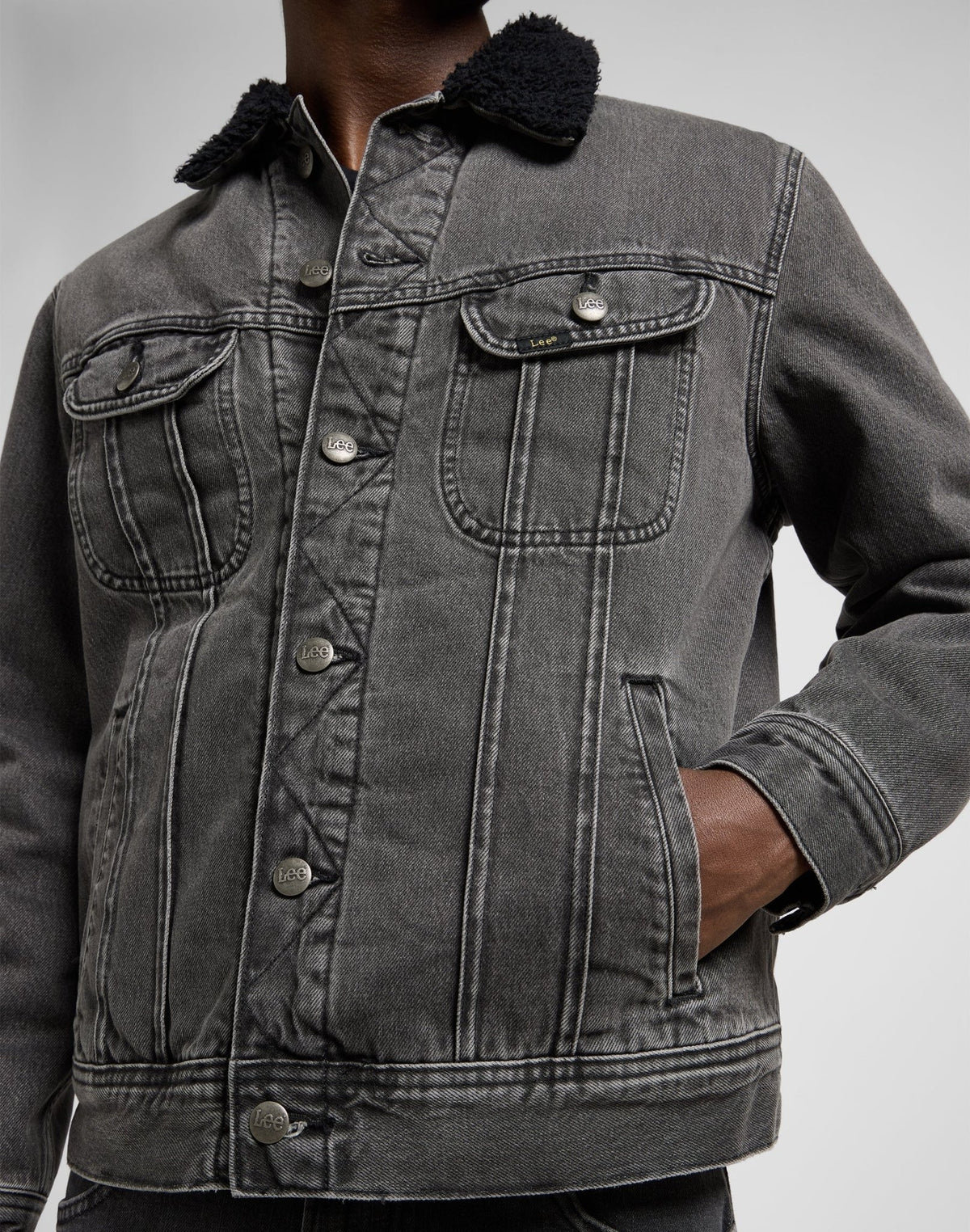Sherpa Jacket in Deep Obsidian - LEE Schweiz