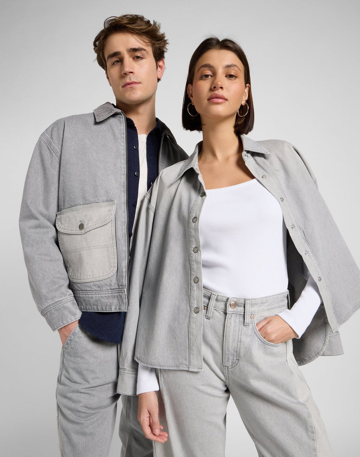Slouchy Str Carpenter in Gemini Grey - LEE Schweiz