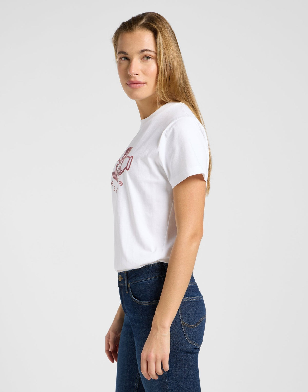 Small Graphic Tee 1 in Ecru - LEE Schweiz