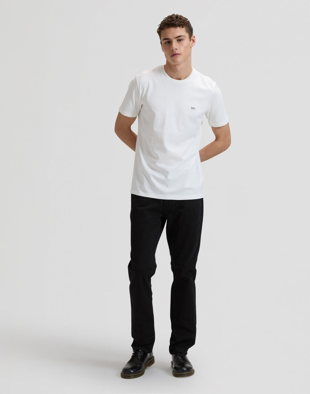 Ss Patch Logo Tee in White - LEE Schweiz