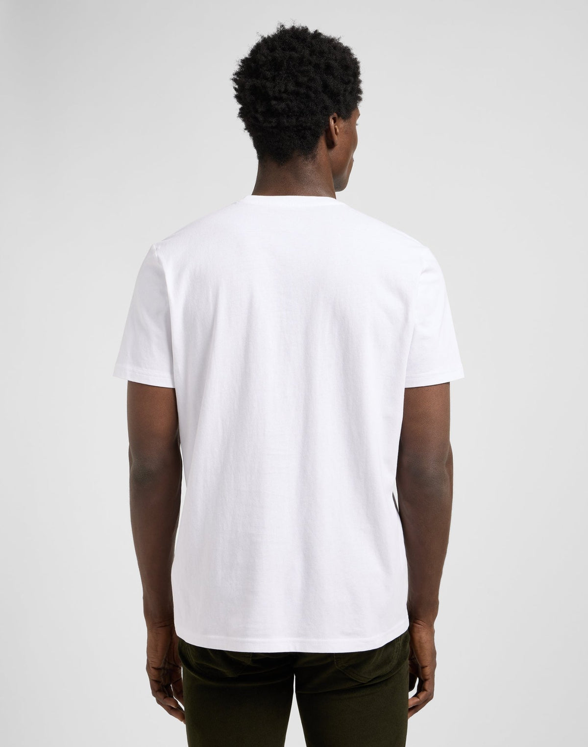 Ss Small Logo Tee in Bright White - LEE Schweiz