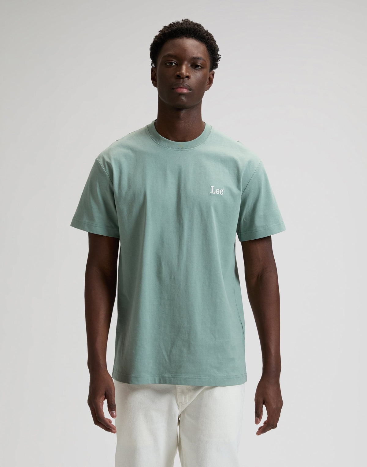 Ss Small Logo Tee in Desert Sage - LEE Schweiz