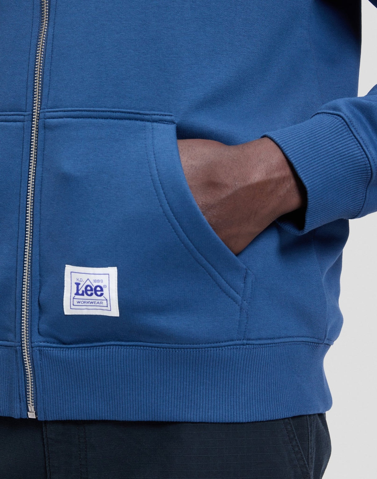 Sweatjacke Workwear in Insignia Blue - LEE Schweiz