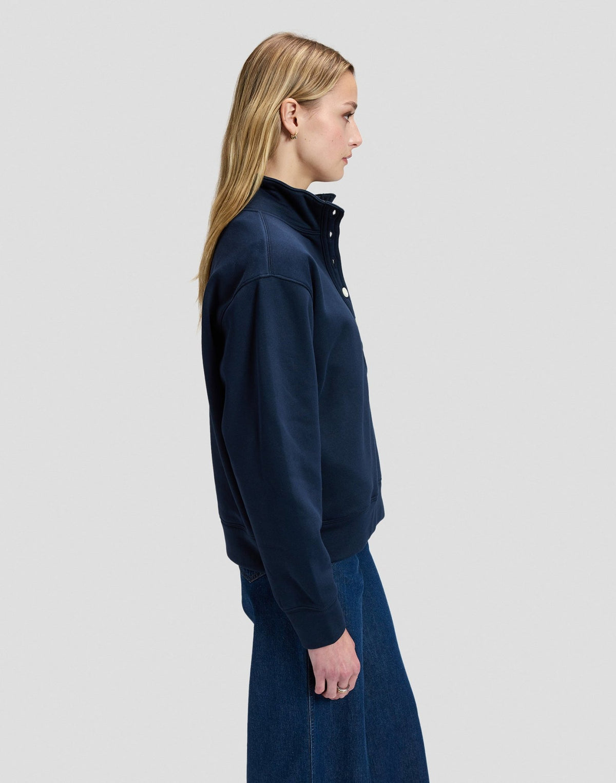 Sweatshirt Popover in Rivet Navy - LEE Schweiz