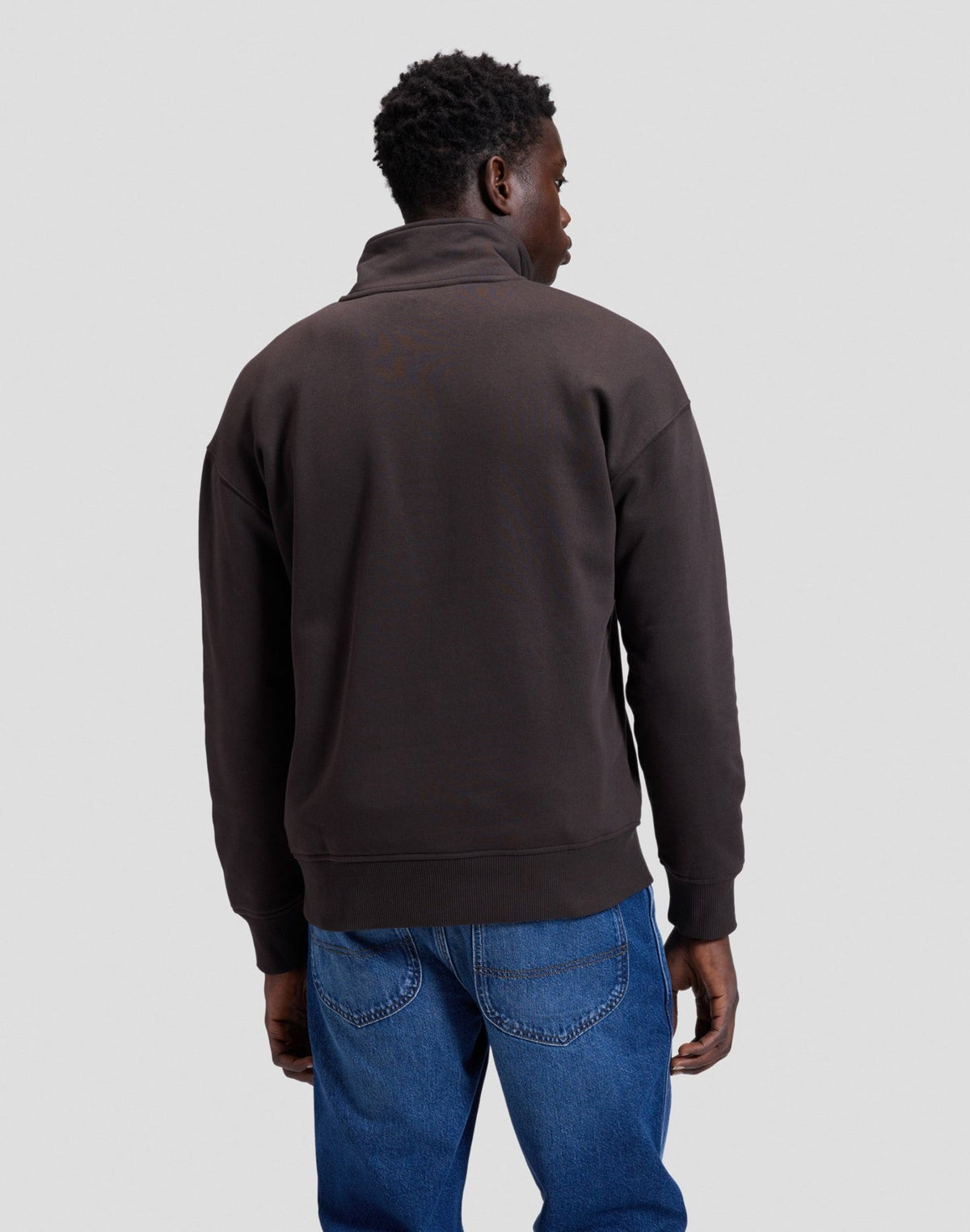 Sweatshirt Workwear Half Zip in Chocolate Torte - LEE Schweiz