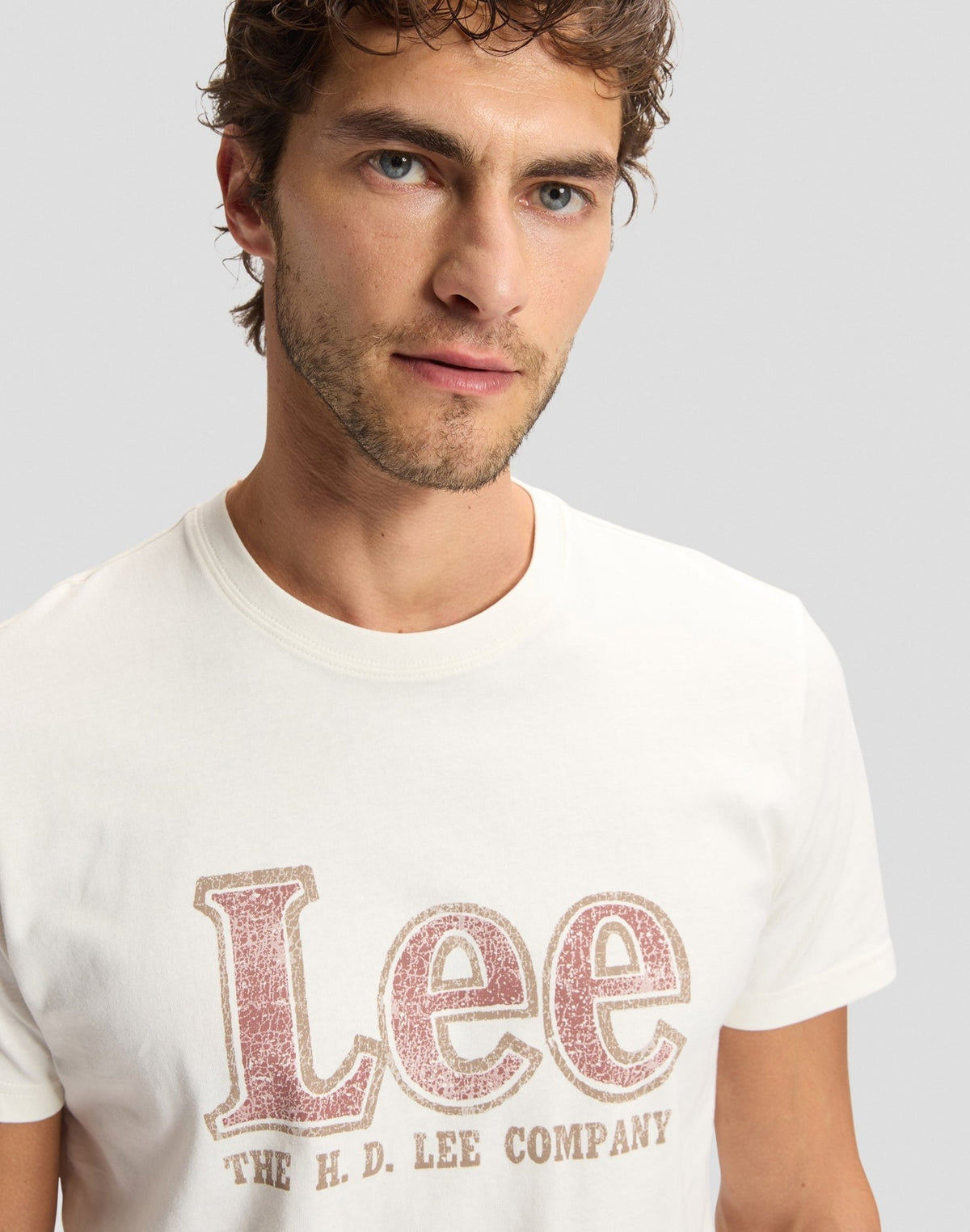 T-Shirt Lee Americana in Ecru - LEE Schweiz