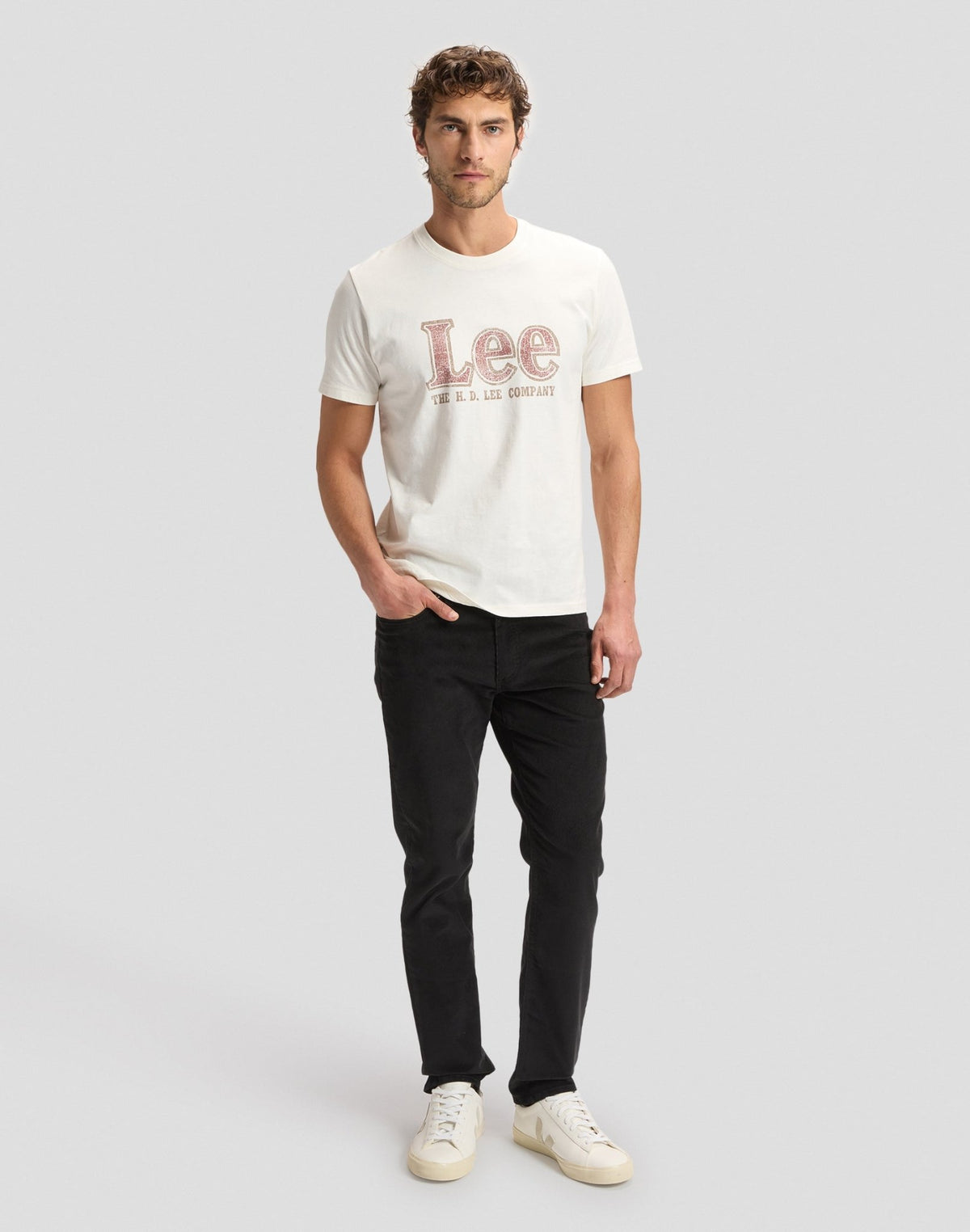 T-Shirt Lee Americana in Ecru - LEE Schweiz