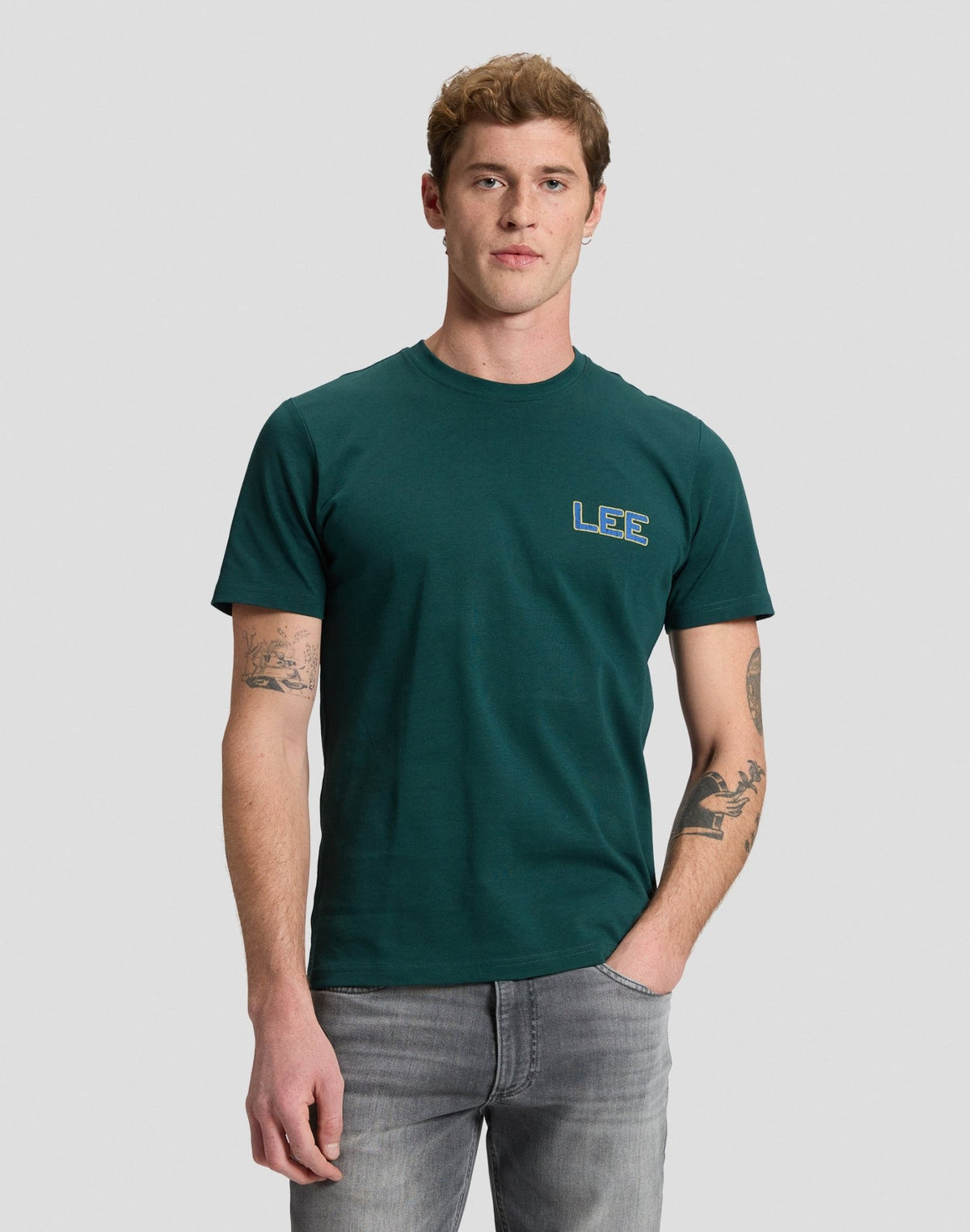 T-Shirt Lee Varsity in Ponderosa Pine - LEE Schweiz