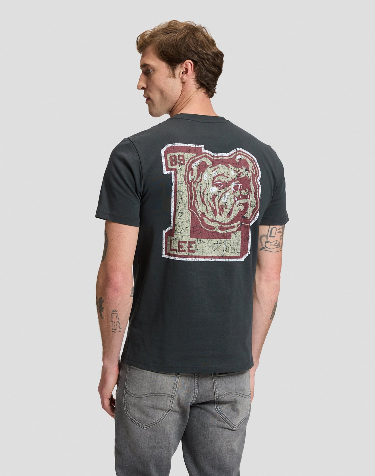 T-Shirt Lee Varsity in Washed Black - LEE Schweiz