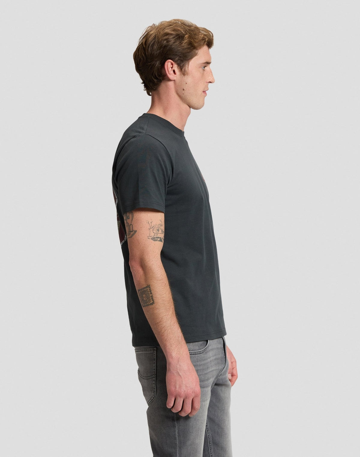 T-Shirt Lee Varsity in Washed Black - LEE Schweiz