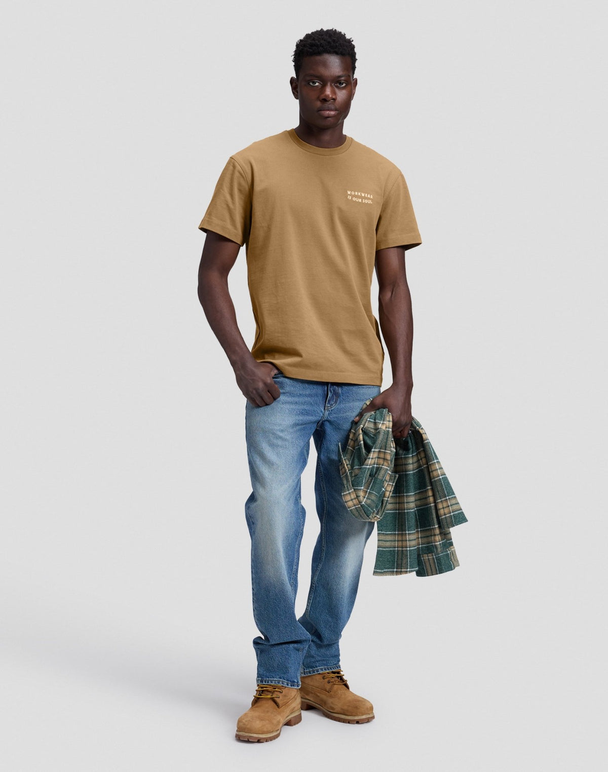 T-Shirt Workwear Soul in Dark Khaki - LEE Schweiz