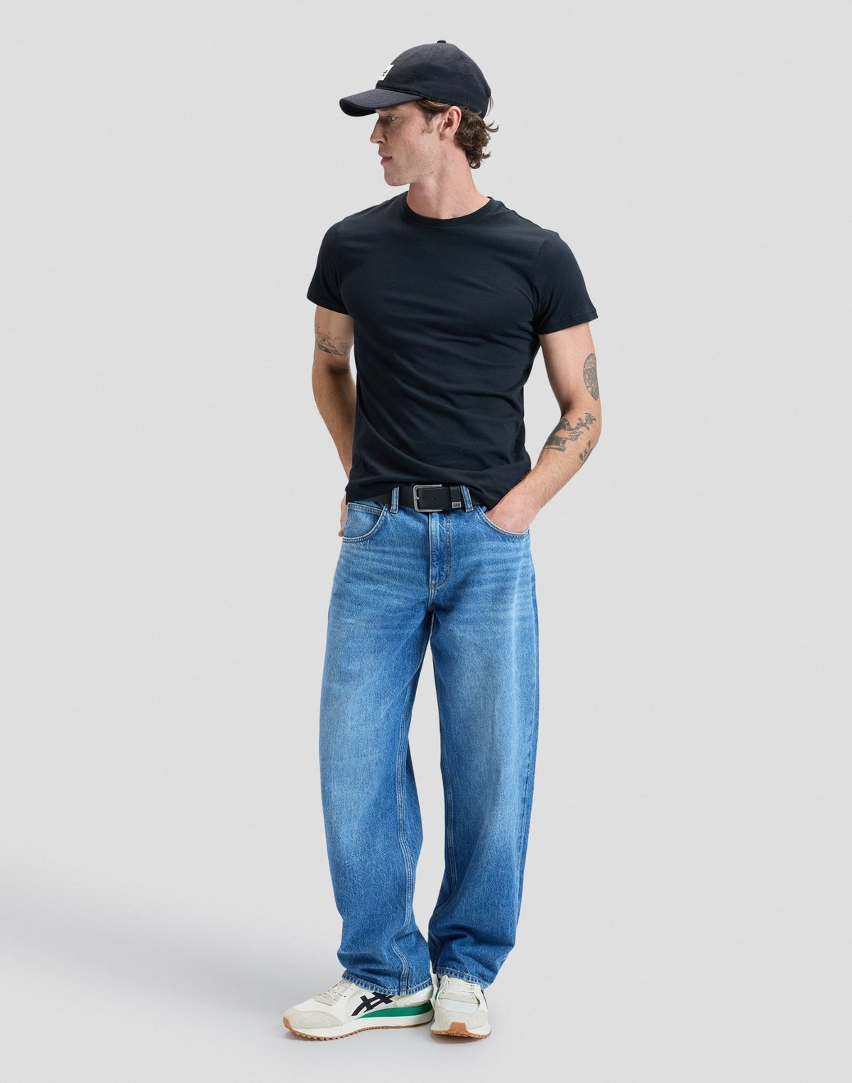 Twin Pack Crew in Black White - LEE Schweiz